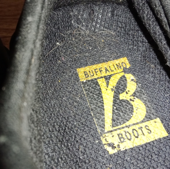 Black leather Buffalino B- Boots main image 4
